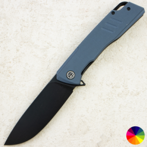 Нож Petrified Fish Loco, D2, Stonewash,G10 Blue Handle, PFB02BDW Нож Petrified Fish Loco, D2, Stonewash,G10 Blue Handle, PFB02BDW